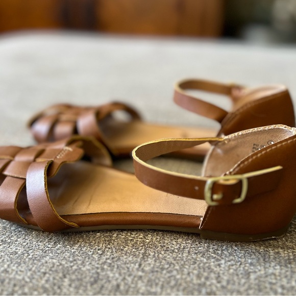 Madden Girl Tan Strappy Sandals - Picture 2 of 5